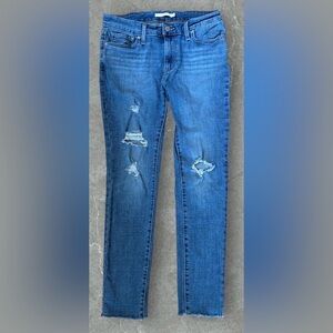 Women's Levi’s 711 Skinny Distressed Jeans